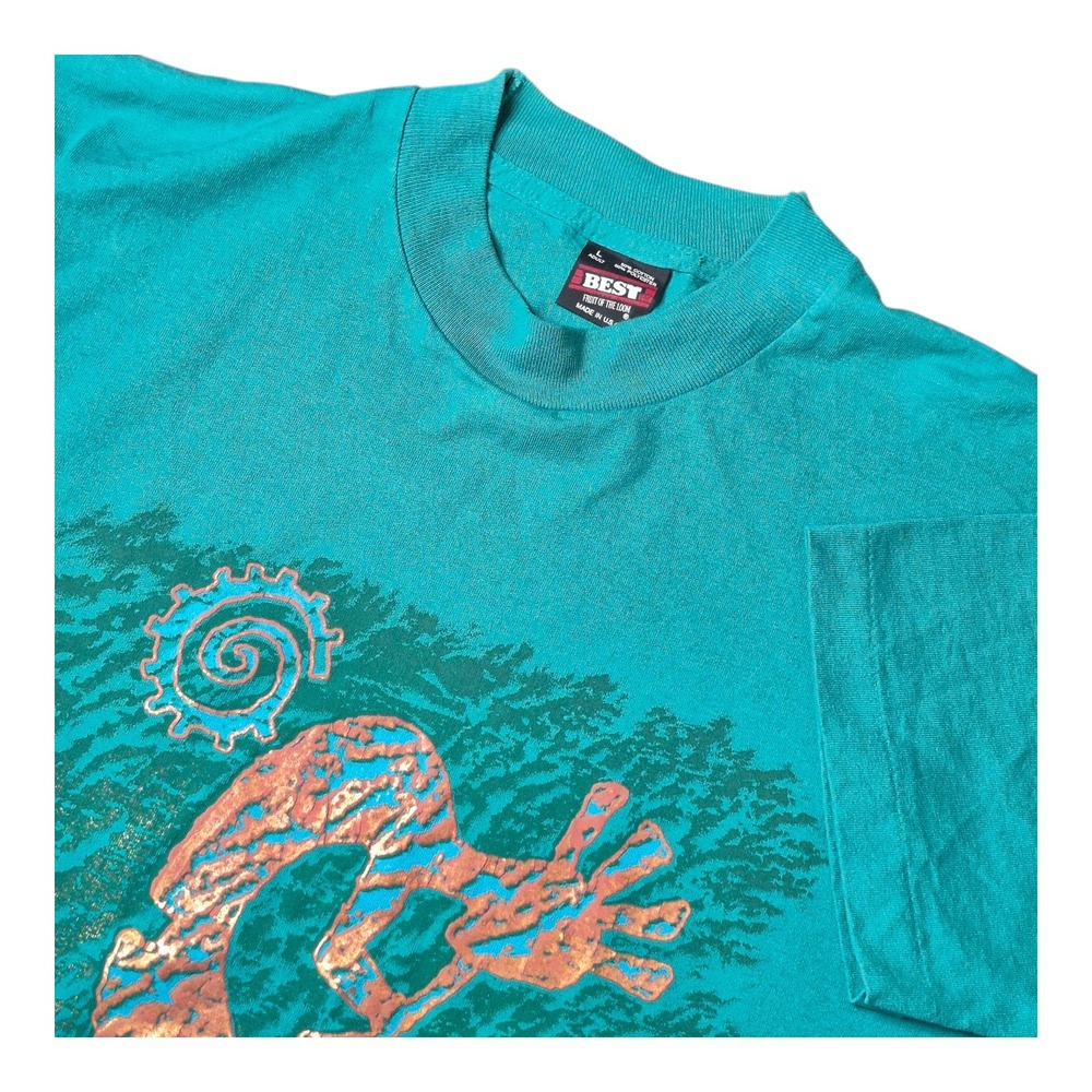 VTG 1994 Arizona Kokopelli T-Shirt Single Stitch Desert Images USA Made Adult L
